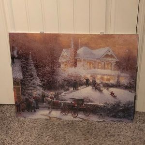 Thomas Kinkade Puzzle Poster
